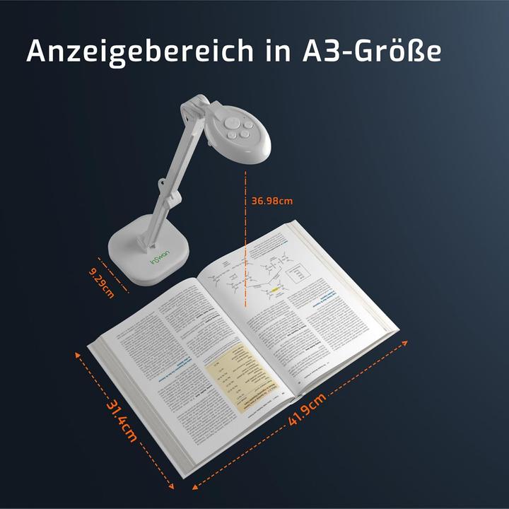 Image du produit Inswan INS-2 Dokumentenkamera mit Autofokus (4K)