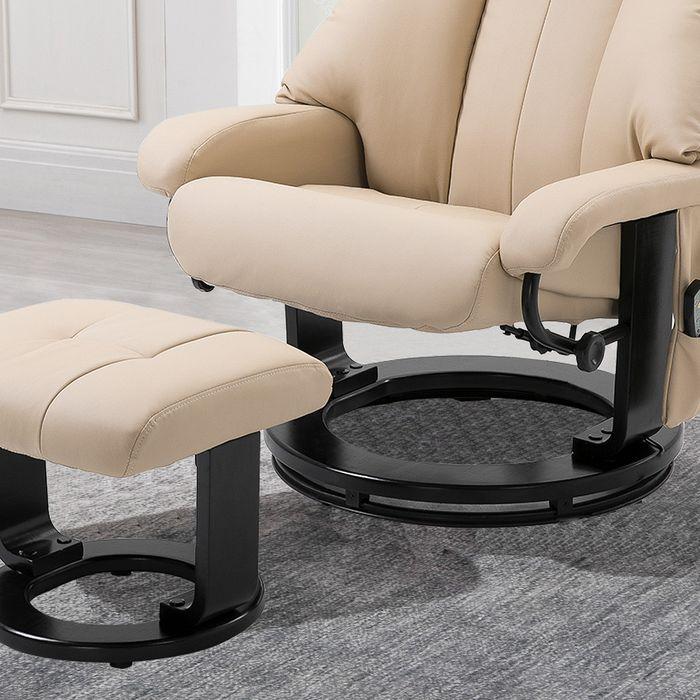 Image du produit Swisshandel24 Fauteuil de relaxation avec fonction de couchage Fauteuil de massage Fauteuil de télévision