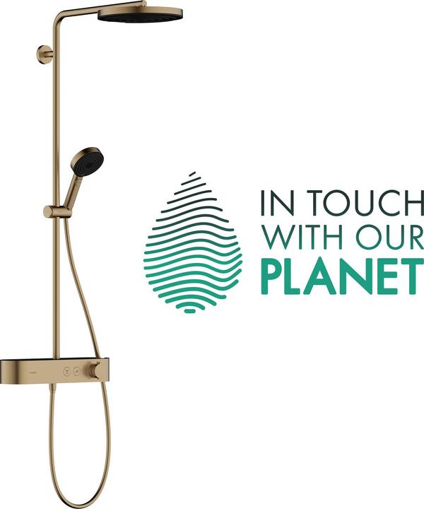 Produktbild hansgrohe Pulsify S Showerpipe 260 1 Strahlart, (EcoSmart) mit ShowerTablet Select 400, 24221