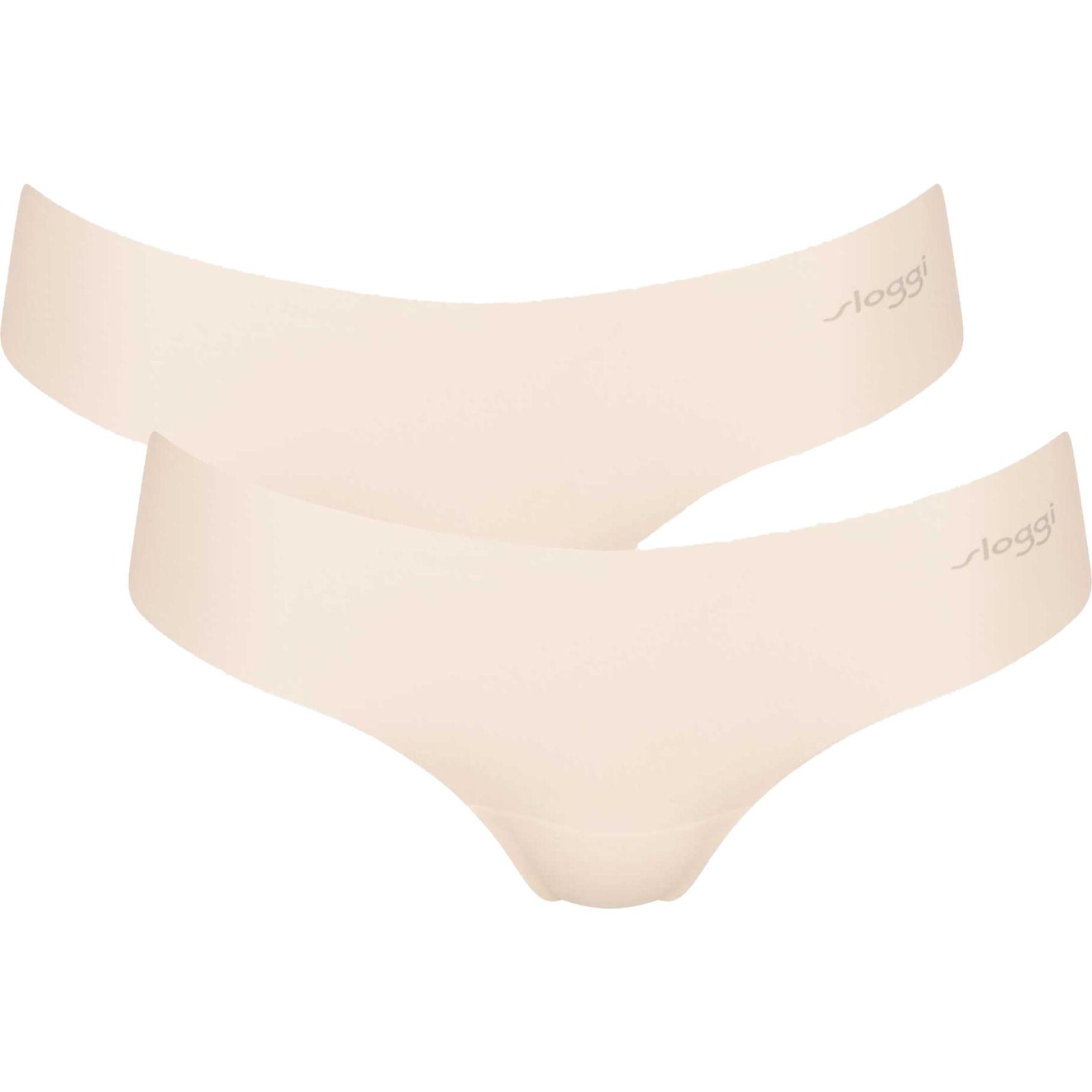 Sloggi, Damen, Unterhosen, Zero, Beige, (S, 2er Pack)