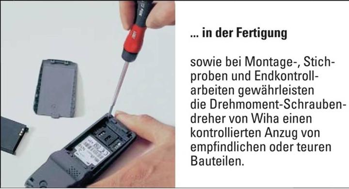Produktbild Wiha Werkstatt Drehmoment-Schrauben (0.40 Nm, 100 Nm)