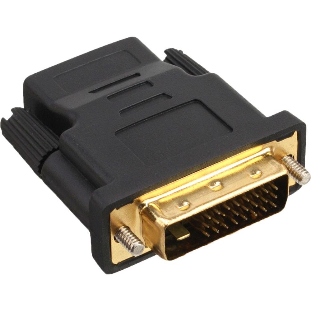 InLine HDMI zu (DVI, 15 cm), Data + Video Adapter, Schwarz