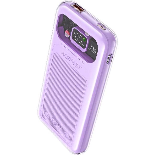Acefast M1 Exploration Series (10000 mAh, 30 W, 38.50 Wh), Powerbank, Violett