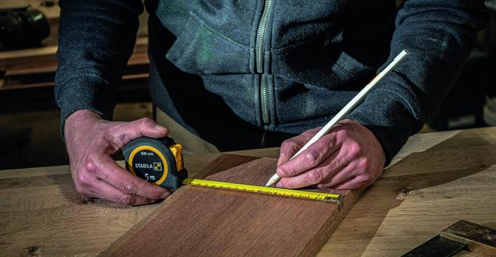 Actual product image Stabila 8m pocket tape measure BM 100 (M)