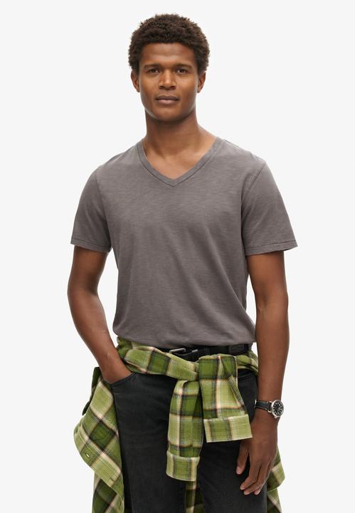 Produktbild Superdry T-Shirt aus Flammgarn mit V-Ausschnitt (M)