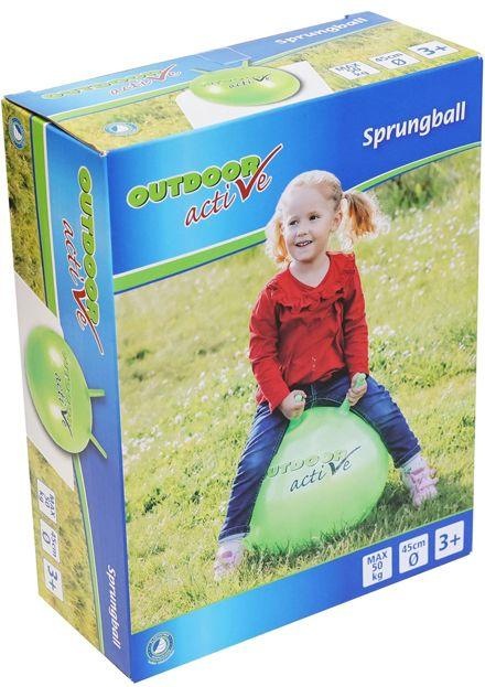 Outdoor Active Jumping ball, green, #45 cm