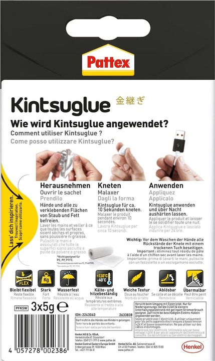 Productafbeelding Pattex Kintsuglue modelleerbare plasticine (15 g)