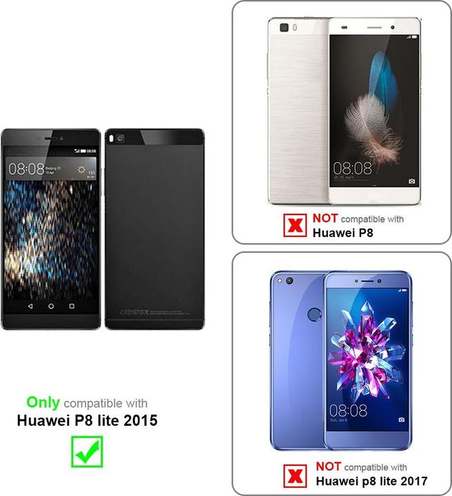 Image du produit Cadorabo Coque pour Huawei P8 LITE 2015 universel avec Clip (Huawei P8 Lite)