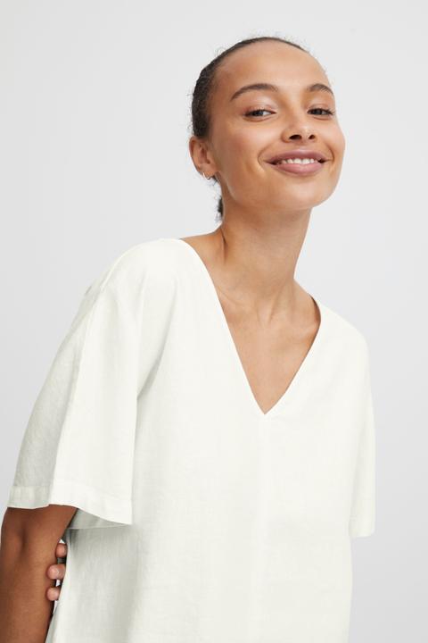 Actual product image B.young BYFALAKKA VNECK BLOUSE 20814548 (36)