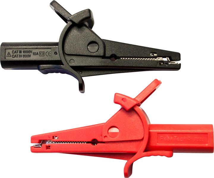Actual product image Peaktech P 7015 Crocodile clips