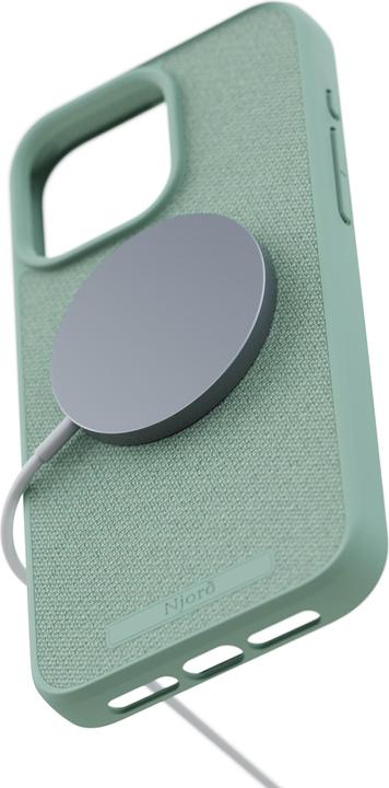 Produktbild Njord Hard-Cover Fabric MagSafe Case Turquoise (Apple iPhone 15 Pro Max)