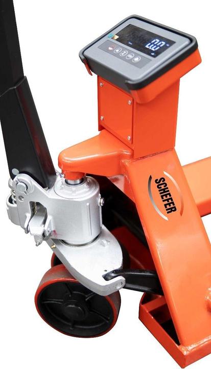 Produktbild Schefer - Gabelhubwagen Eco mit Waage, Tragfähigkeit 2000 kg