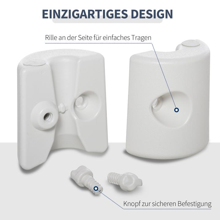 Image du produit Outsunny Gewichte für Faltpavillon (24 cm, 24 cm)