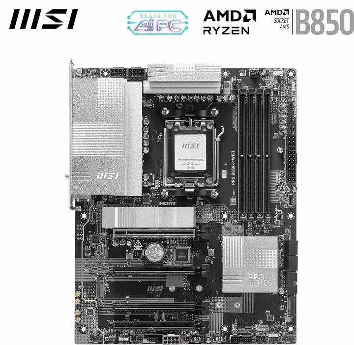 Produktbild MSI PRO B850-P WIFI (AM5, AMD B850, ATX)