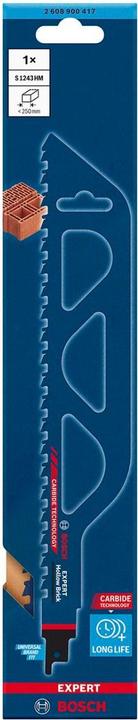 Produktbild Bosch Professional Zubehör EXPERT ‘Hollow Brick’ S 1243 HM Säbelsägeblatt, 1 Stück