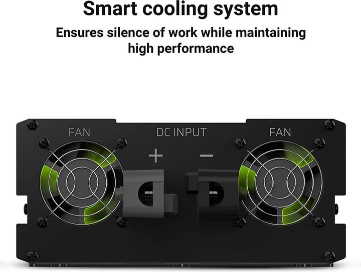 Actual product image GreenCell INV24 - Universal - Auto - 24 V - 1500 W - 230 V - DC-to-AC
