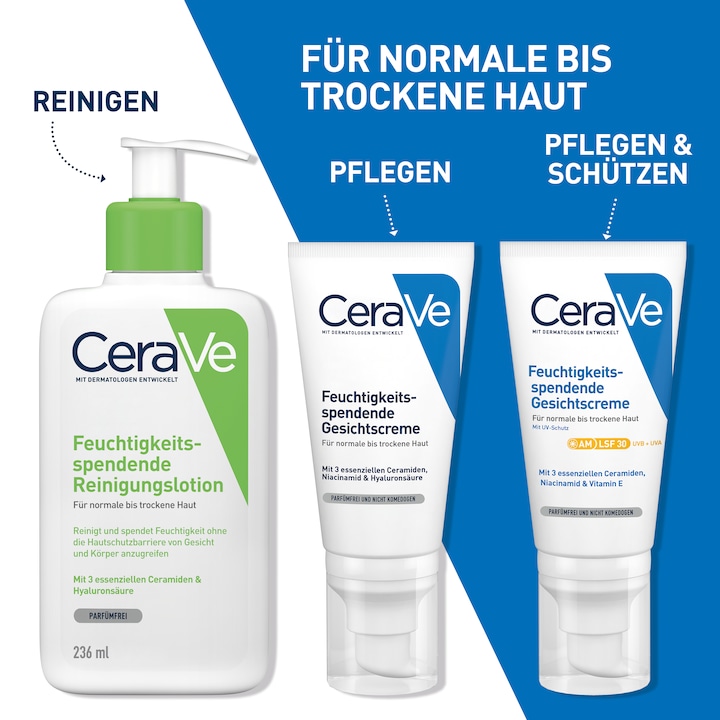 Image du produit CeraVe Crème hydratante visage SPF30 crème (52 ml, Crème de jour, SPF 25)
