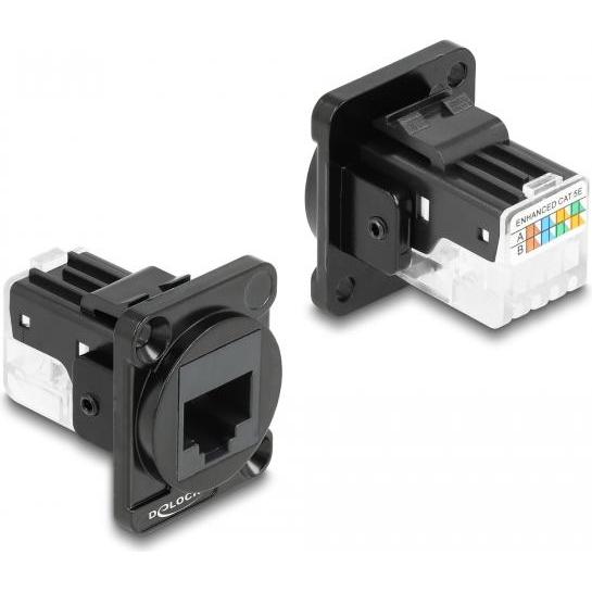 Delock D-Typ Modul RJ45 Cat.6A Bu zu LSA (Netzwerk Zubehör), Netzwerk Zubehör