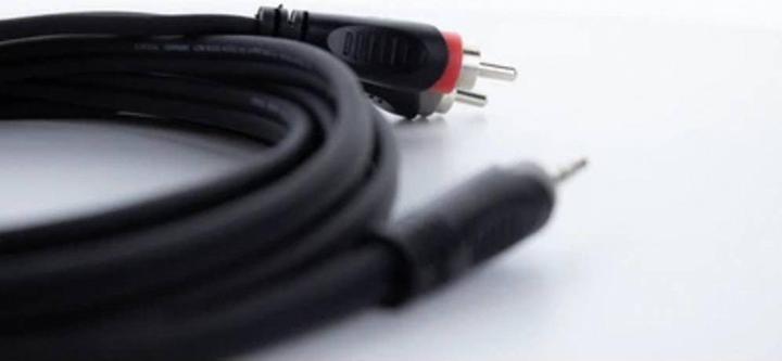 Actual product image Cordial 14857 Klinke / Cinch Audio Y-Adapter (1x Klinkenstecker 3.5 mm - 2x Cinc (5 m, 2.5mm, Cinch)