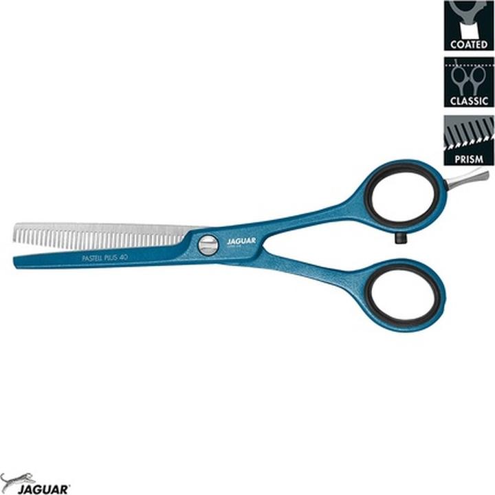 Image du produit Jaguar HS 5,5" 3053-11 Pastell Plus 40 Atlantic Blue Ciseaux à effiler White Line (12.70 cm)