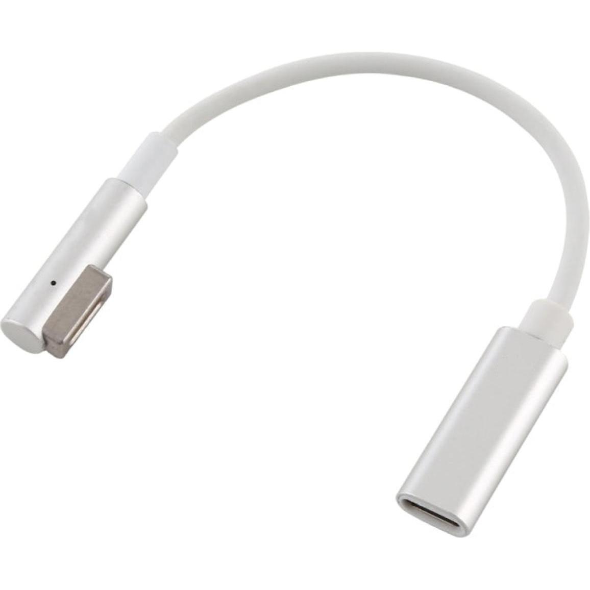 PowerGuard USB-C auf MagSafe Adapter für MacBook Air, Pro (2008-2012) L-Style (60 W), Cavo USB