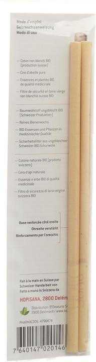 Hopisana Bougies d'oreille enfants rouges