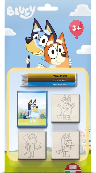 Produktbild Multiprint Stempelset Bluey 7 tlg.