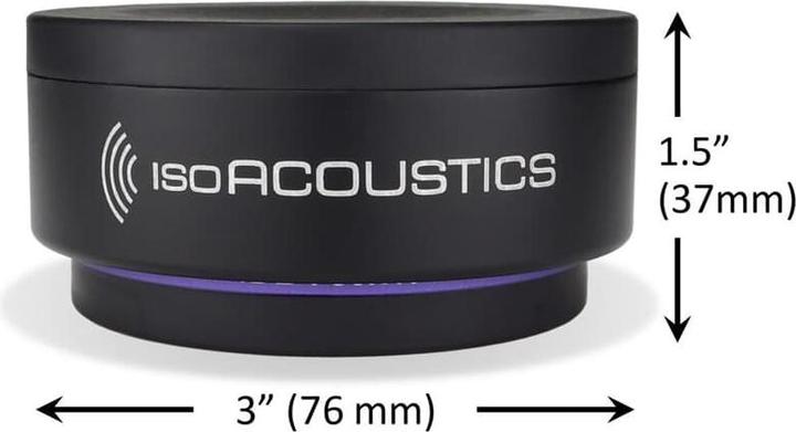Actual product image Isoacoustics Iso-Puck 76 monitorisolatie (2 stuks) (Stand, Wall installation)