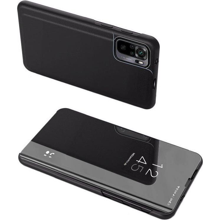 Hurtel Cover Clear View Case per Xiaomi 13 cover con patta nera (Xiaomi 13), Cover smartphone, Nero