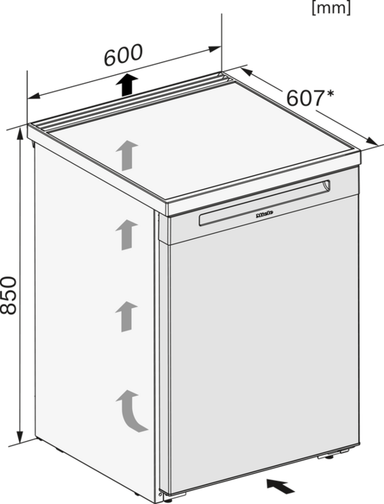 Produktbild Miele F 4001 C (Freistehend, 107 l)
