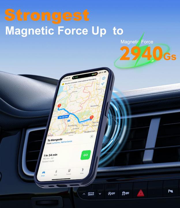 Produktbild Cadorabo iPhone 15 PRO MAX Hülle MagSafe kompatibel Case (Apple iPhone 15 Pro Max)