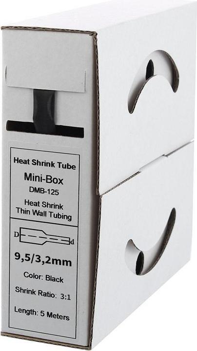 Immagine prodotto Offgridtec Tubo termorestringente da 5m con adesivo 9mm>3mm nero Rapporto 3:1 (1x)