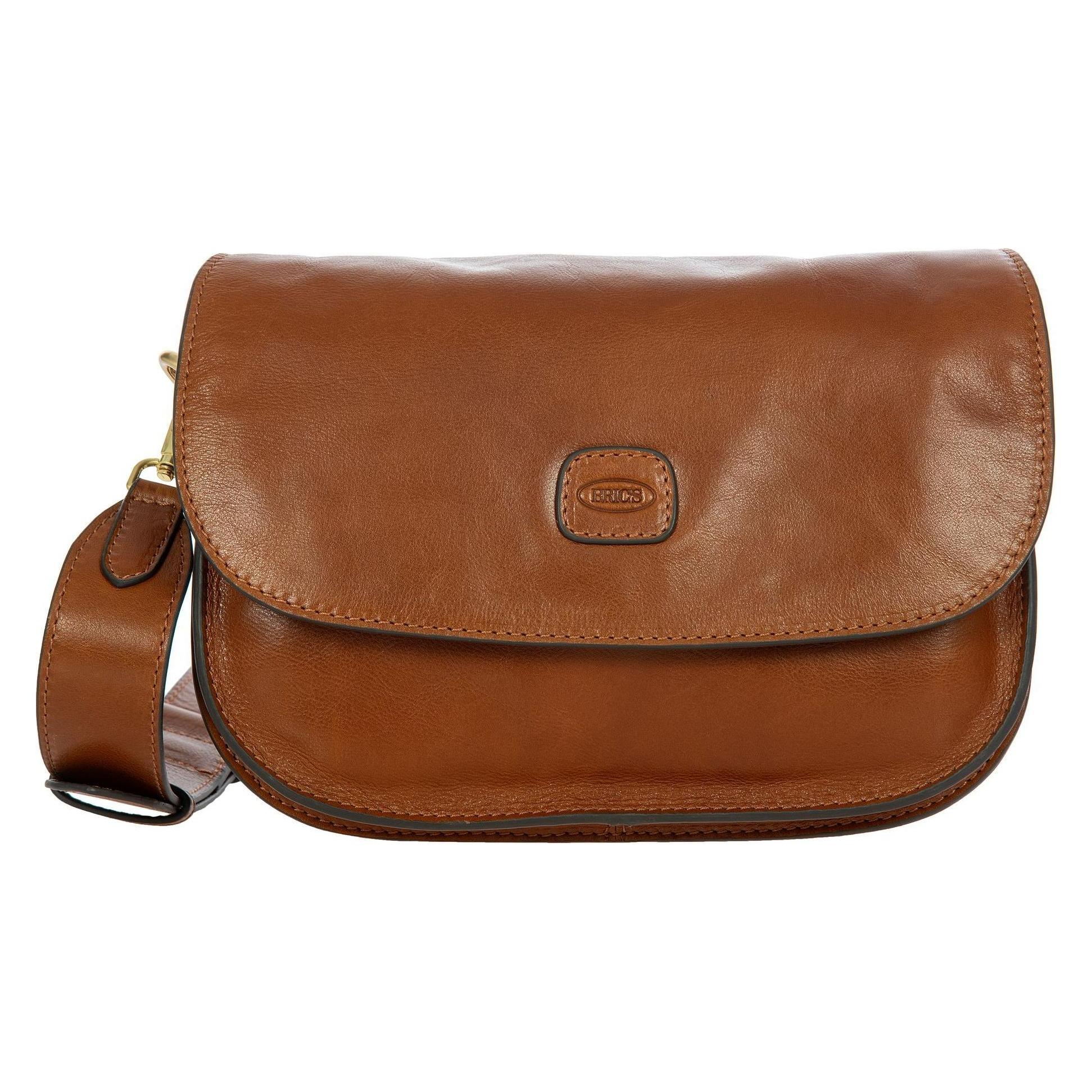 Brics, Damen, Handtasche, Volterra Umhängetasche Leder 25.5 Cm, Braun