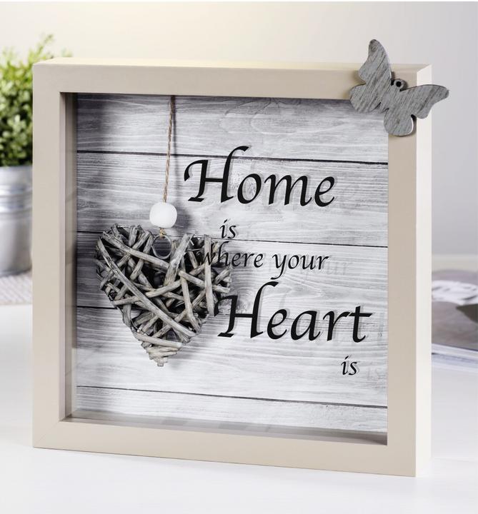 Actual product image Hama Scala 3D taupe 23x23 portrait wood passepartout (15 x 15 cm)