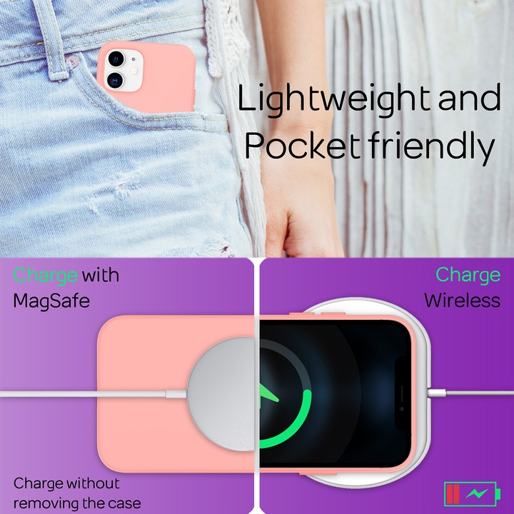 Actual product image Nalia Liquid silicone mobile phone case (Apple iPhone 12)