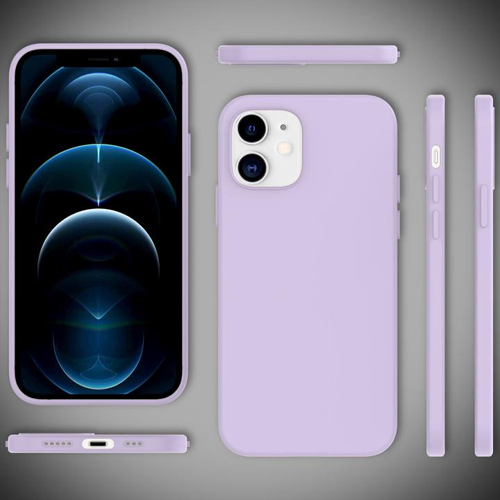 Immagine prodotto Nalia Custodia per cellulare in silicone liquido (Apple iPhone 12)