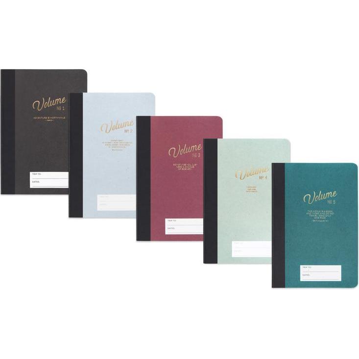 Thumbnail - Designworks, Heft + Block, Adventure Travel Notebook Set (Speziallineatur, Weicher Einband)