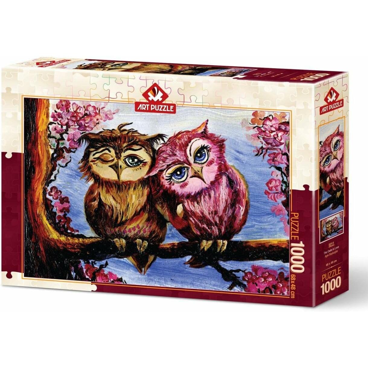 Lamberth Puzzle 1000 pieces Owls in Love (1000 Teile)
