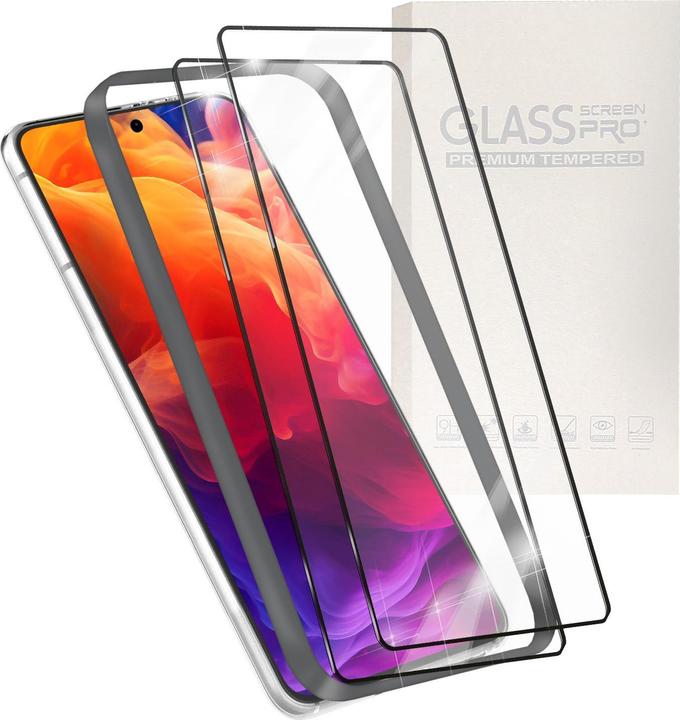 Produktbild Nalia 2x Schutzglas & 1x Applikator (2 Stück, Samsung Galaxy S21)