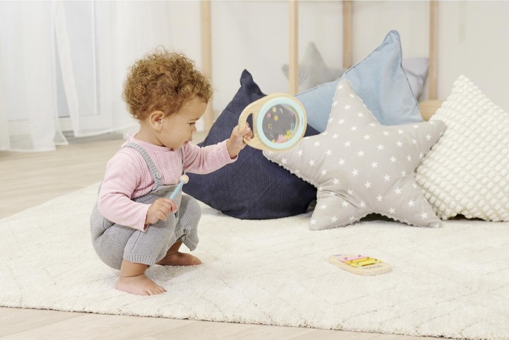 Produktbild Eichhorn Peppa Pig Holz-Musikset, 2-tlg. (Deutsch, Rumänisch, Niederländisch, Schweizerdeutsch, Slowakisch, Bulgarisch, Tschechisch, Slowenisch, Kroatisch)