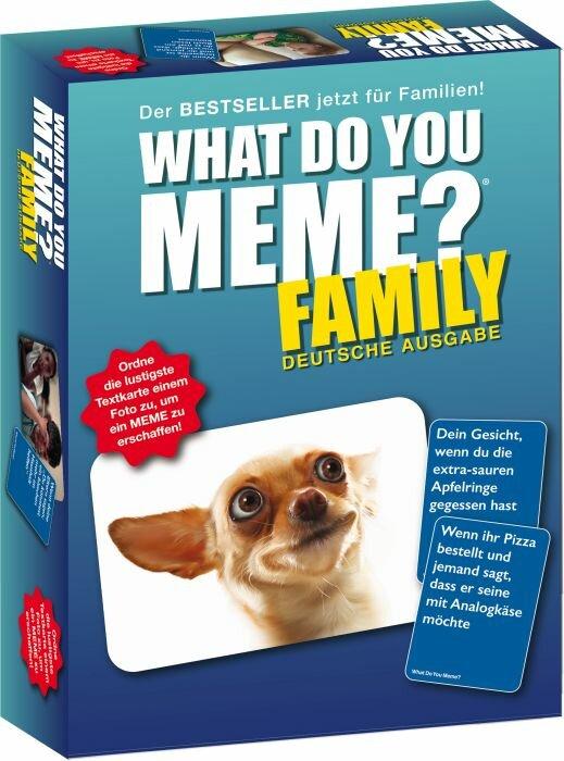 Actual product image What Do You Meme Family Edition (German)