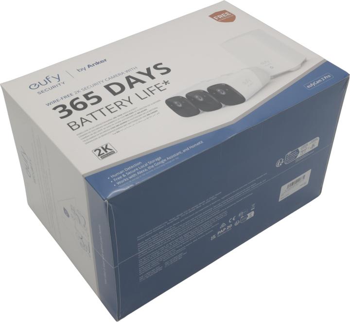 Produktbild eufy EufyCam 2 Pro 3+1 Kit (2304 x 1296 Pixels)