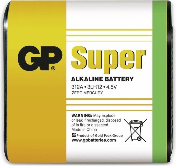 Actual product image GP Batteries Alkaline round cells (1 pcs., 3R12, 2700 mAh)