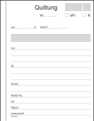 Actual product image Favorit Carbonless copy book receipts (100 x)