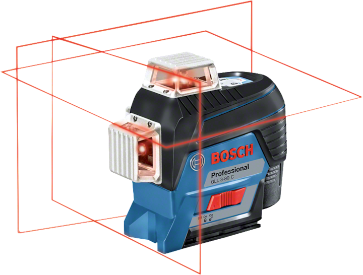 Immagine prodotto Bosch Professional Laser lineare GLL 3-80 C (4x1.5V AA, scatola)