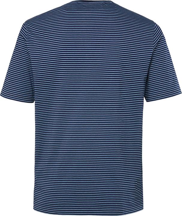 Image du produit JP1880 T-shirt Henley rayé à manches courtes et col rond avec patte de boutonnage - jusqu'au 8 XL (7XL)