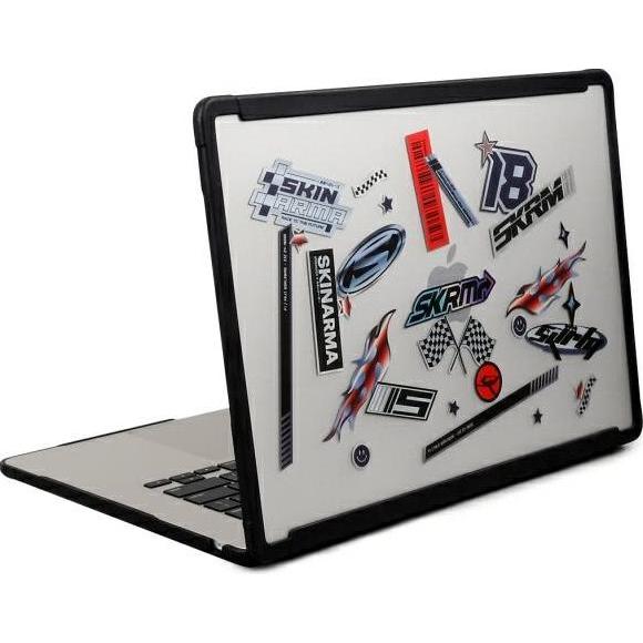 Skinarma case Henko MacBook Air 15" (M3-M2) frost clear (Apple), Borsa per Notebook, Trasparente