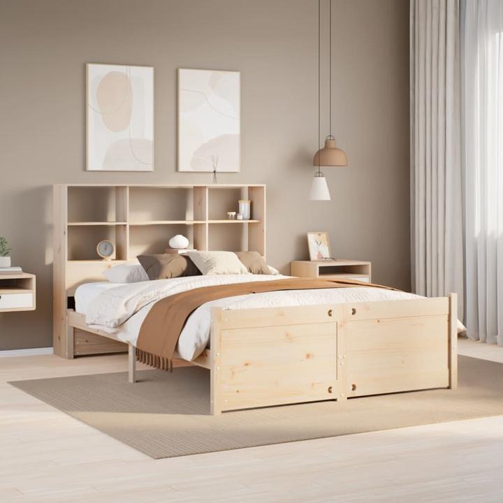 Actual product image vidaXL Solid wood bed (140 x 200 cm)