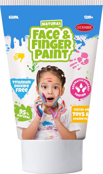 Produktbild Boti Tube mit natürlicher Gesichts- und Fingerfarbe – Schwarz und Weiss, 2 x 65 ml