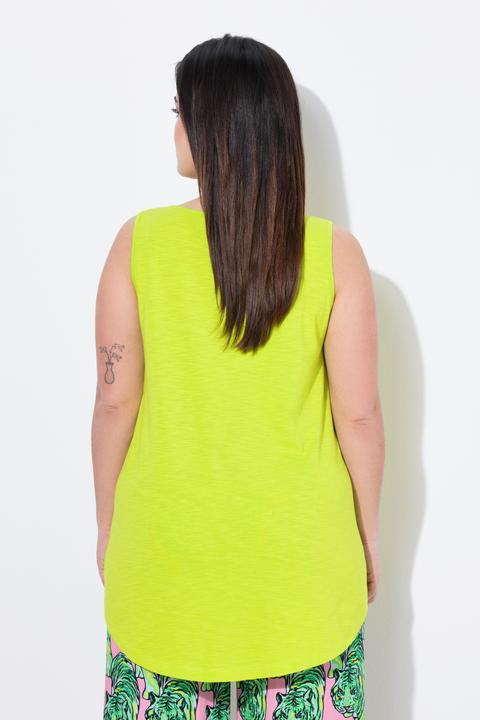 Produktbild Angel of Style Top, Rundhals, Knopfleiste, Saum hinten länger (48)